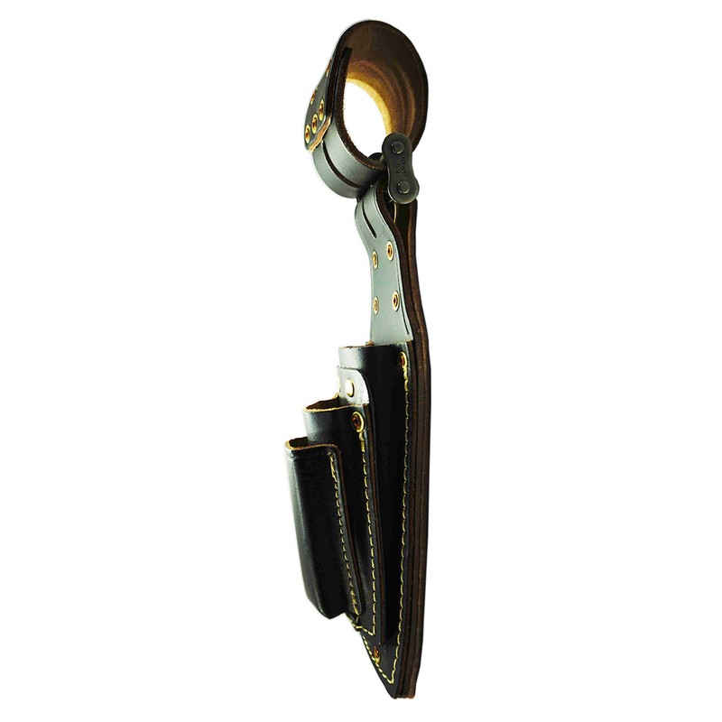 SK11 SCLT-1 Leather Chisel Cutter with Chain Hinge Black