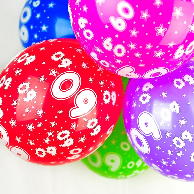 Happium 10 x Balloons 12 Inch Party Birthday Anniversary (Number