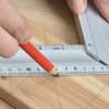 L-Shaped 90 Degree Angle Ruler 25cm/9in Measuring Ruler Aluminum Alloy