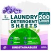 Sudstainables Sojourner Hojas De Detergente Para Ropa (200 Cargas) -