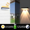 XmnSoly Solar Fence Lights 8 Pack Bright LED Lens Downlights