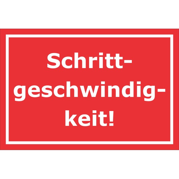 Melis Folienwerkstatt Sign - Step Speed - 30 x 20