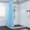 Duzzy 75 Inch Collapsible Shower Water Dam Shower Stopper Barrier