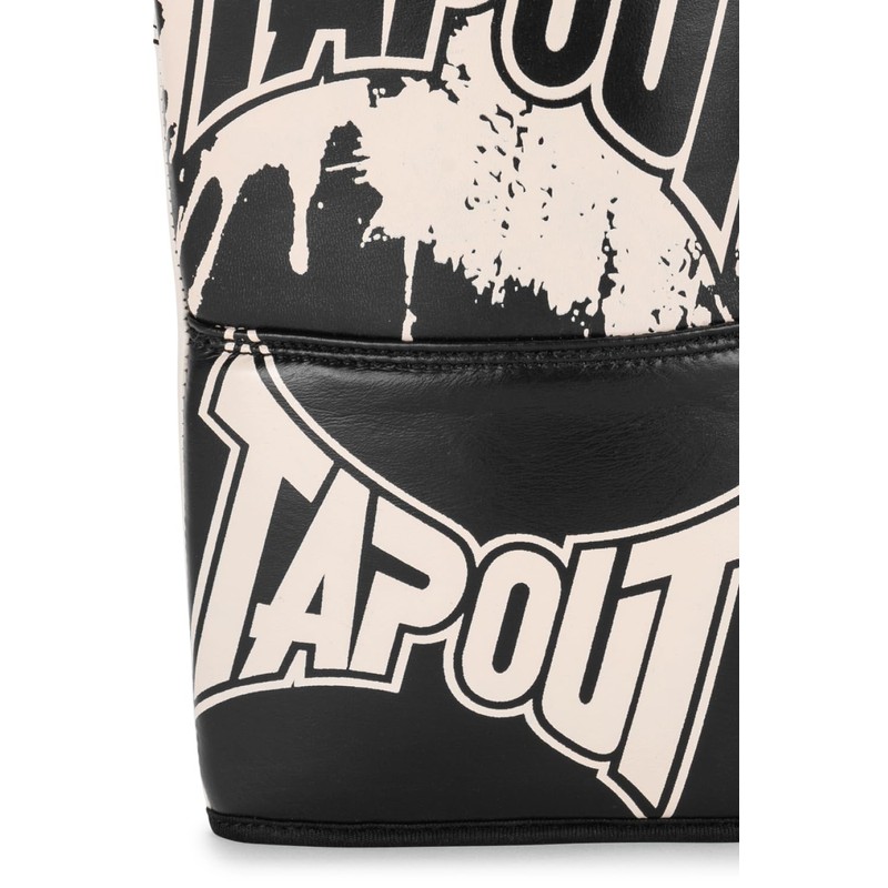 Tapout Angelus 960012 Leather Boxing Gloves Black / Ecru, 10