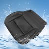 Mythoria Driver Side Bottom Replacement Leather Black Seat Cover Perforated
