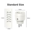 UCOMEN Radio Sockets with Remote Control, 5 Sockets with 2