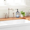 Bathroom & Kitchen Glass Hand and Dish Soap Dispenser with