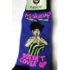 Funatic Socks Make Up Doesn't Cover Up Crazy Funatic Unisex