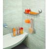 Asbel 7059 Stainless Steel Wall Rack with Hook Lever Suction