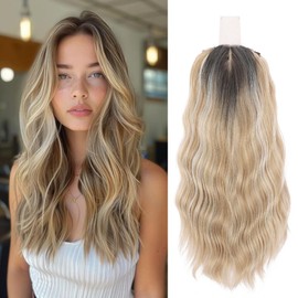 Mekylio Hair Toppers for Women clip in bangs Large Base Toppers for Women with Thinning Hair Clip Ins Fake Bangs Perfect Solution for Thinning-hair and Stylish Upgrade