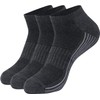lulupila Short Viscose Bamboo Socks, Unisex Padded Comfortable Ankle Workout