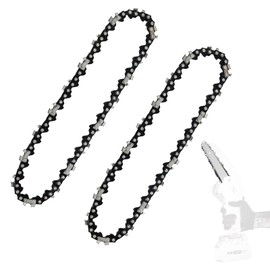 Chain Saw Replacement Blade Chain 6 Inch (Set of 2) Compatible with Saw Chain, 7.9 inches (200 mm) Guide Bar