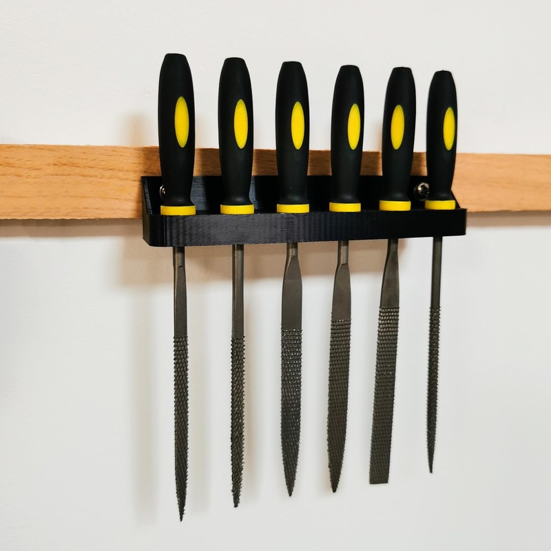 ZYRELYNX Needle File Holder, Wall Mount Organizer Compatible with 6