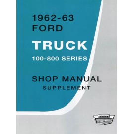 1961-1963 Ford Truck 100-800 Series Shop Manual