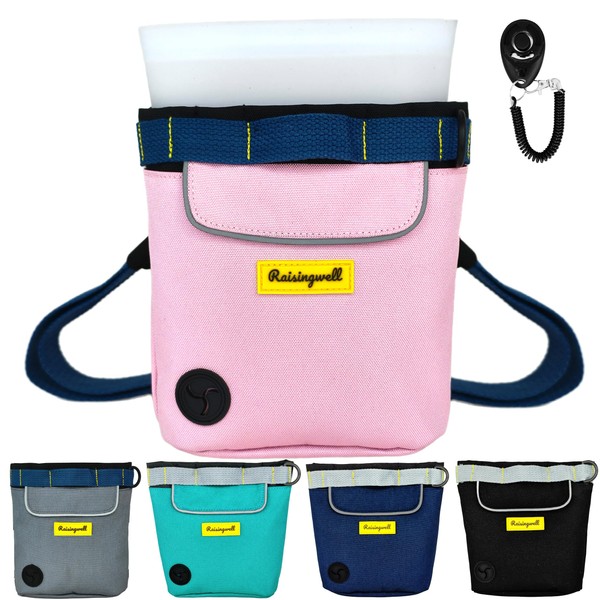 Raisingwell Dog Treat Pouch for Pet Walking and Training with