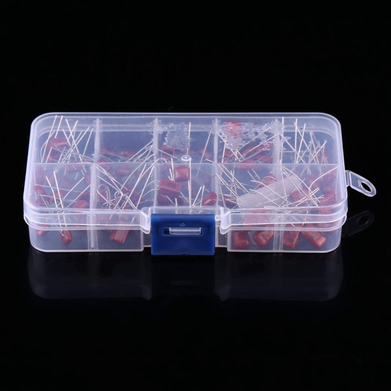 Pack of 100 Foil Capacitors, Polyester Capacitors, Metallised Polyester Film