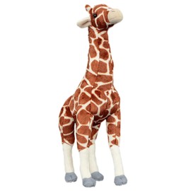 FRANKIEZHOU Giraffe Stuffed Animal-13”,Realistic Giraffe Stuffed Animals Plush,Giraffe Decor,Unique Giraffe Toy for Kids,Kid’S Birthday Gifts, Giraffe Decor,Jungle Theme Nursery Decor