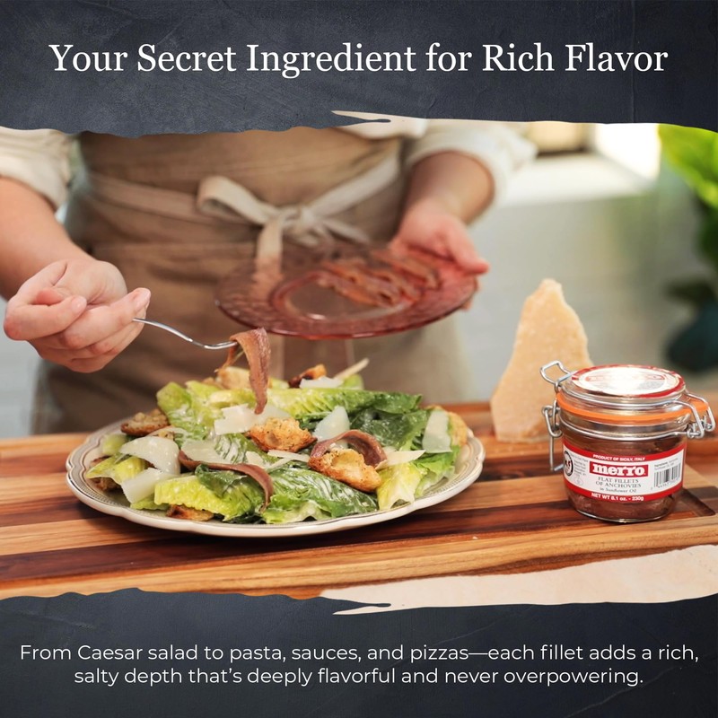 Merro Anchovy Fillets in Olive Oil 5.6 oz