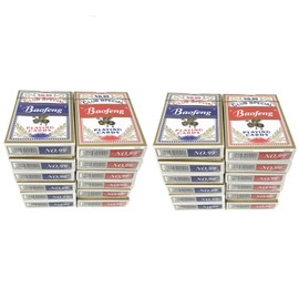 TSY TOOL 24 Pack Poker Playing Cards, Poker Cards, Blackjack, Standard Size Index Player's Board Game, Playing Cards Set for Kids, Adults, Bulk, Family Fun, Gift