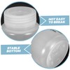 BUGUUYO 4pcs Plastic Graduated Reagent Bottles with Wide Mouth and