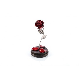 Iron Forge Eternal "Beauty and the Beast" Rose (Red/Silver)