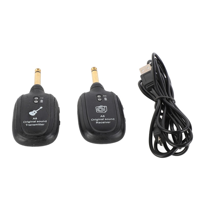 Wireless Guitar System Receiver Transmitter Audio Transmission System Accessory Set