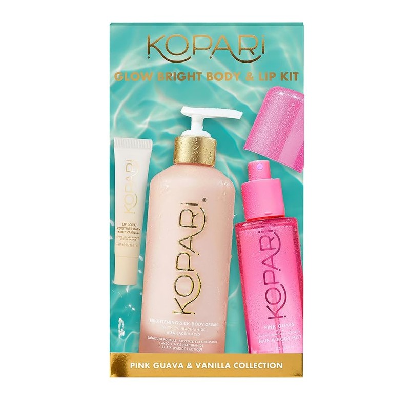 Kopari Kit de Brillo para Cuerpo y Labios, Glow Bright,