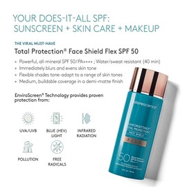 Colorescience Sunforgettable Total Protection Face Shield Flex SPF 50, UVA/UVB, tono Light, 55ml
