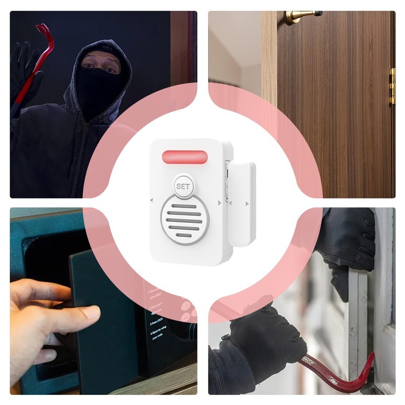 Door Alarms When Opened, Door Open Sensor, Voice Alert, Ajar