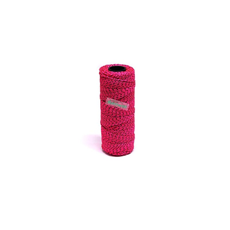 Barnwell Braided Nylon Pink/Black 500ft 150m Masons Builders Building Brick