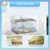 PawHut Hamster Cage, 2 Levels Gerbil Cage, Small Animal Cage