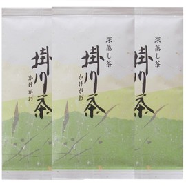Deep Steamed Tea Kakegawa 2.1 oz (60 g), 3 Bag Set, Made in Shizuoka