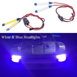MORLORDY 1/7 RC Car LED Light Kit - Headlight Taillights Rear Top Light Lamp Set for 1/7 Mojave 6S EXB BLX RC Desert Truck