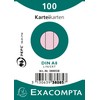 Exacompta 38085B Pack of 100 Premium Index Cards Lined DIN