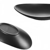 POFUIERKN 2 Pcs Black Jewelry Dish Trinket Tray oval Perfume