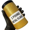 LiME LiNE 1 lb Metal Flake .008 Gold-Automotiv