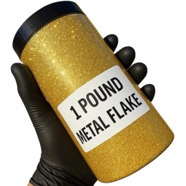 LiME LiNE 1 lb Metal Flake .008 Gold-Automotiv