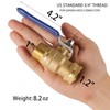 BILAL Heavy Duty Garden Hose Shut Off Valve with Long
