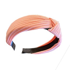 SUIOPPYUW Women Wide Hairband Sports Hair Bands Cloth Running Workout Face Washing Solid Color Headbands Headwear Accessories, Pink