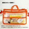 Fkstyle Women's Tote Clear Transparent Back-In Back Plastic Bag Cosmetic