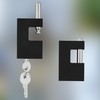 KOTARBAU® Cast Iron Padlock 80 mm Monoblock Padlock with Bolts