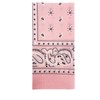 Vamqor 100% Cotton 10 Pack Fine Bandanas(Pink)