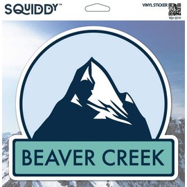 Squiddy Beaver Creek - Vinyl Sticker for Car, Laptop, Notebook (5" Tall)