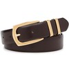 WHIPPY Women's Leather Belts for Jeans Pants Fashion Ladies Belt