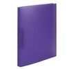 HERMA 19183 Ring Binder DIN A4 Translucent Purple Set of 3 Slim 2 Rings Sturdy Plastic 25mm Wide Transparent Ring Binder for School and Office Ring Binder Folder