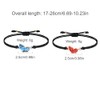 Vzfit Pack of 2 Friendship Bracelets with Butterfly Bracelets, Best