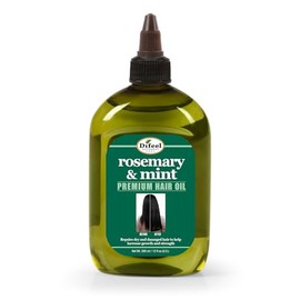 Difeel Aceite De Romero Y Menta Premium Para El Cabello Con Biotina - Grande 12 Oz. - Aceite De Romero Natural Para El Crecimiento Del Cabello Y Biotina