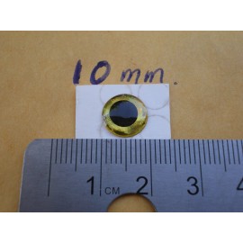 Unbranded 240 PCS. 3D 10MM GOLD/SILVER/GREEN HOLOGRAPHIC/LURE EYES/FLY TYING JIGS/DESIGNS