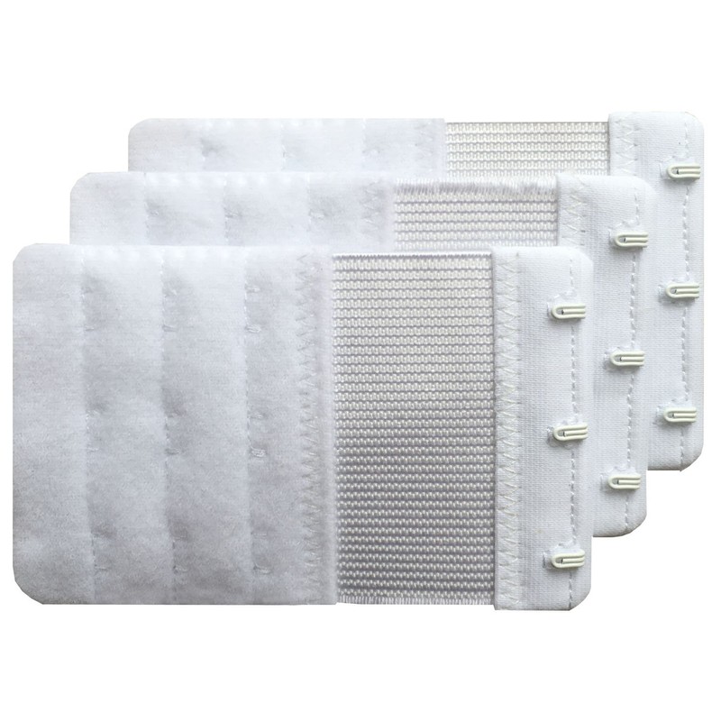 Chanie Women Pack of 3 Soft Comfortable 3 Hooks Bra