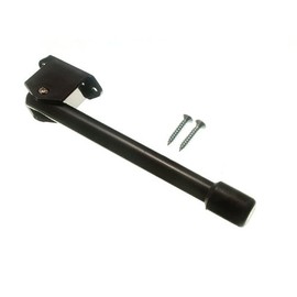 Kick Down -Türanschlag- Aufenthalt Wache Sprung Schwarz Kunststoff + Schrauben ( Packung mit 6)